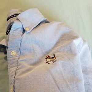 Ralph Lauren Button Down with Dog Embroidery
